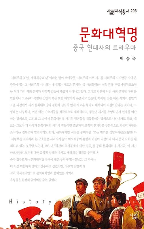 문화대혁명 : 중국 현대사의 트라우마 - 살림지식총서 293