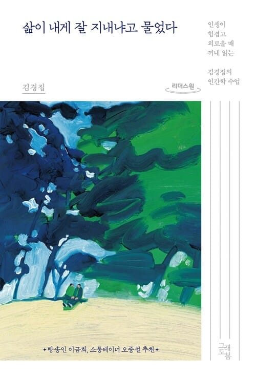 [큰글자도서] 삶이 내게 잘 지내냐고 물었다 - 인생이 힘겹고 외로울 때 꺼내 읽는 김경집의 인간학 수업