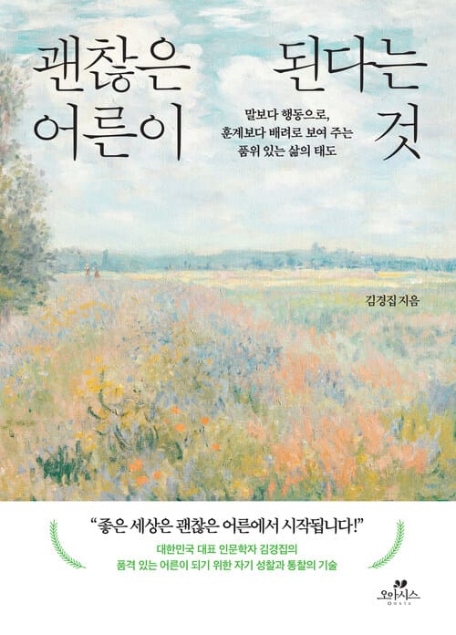 괜찮은 어른이 된다는 것 - 말보다 행동으로, 훈계보다 배려로 보여 주는 품위 있는 삶의 태도