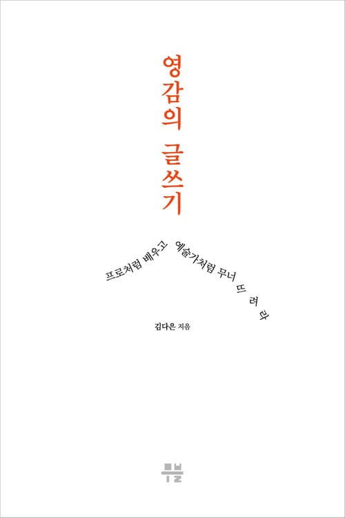 영감의 글쓰기 - 프로처럼 배우고 예술가처럼 무너뜨려라