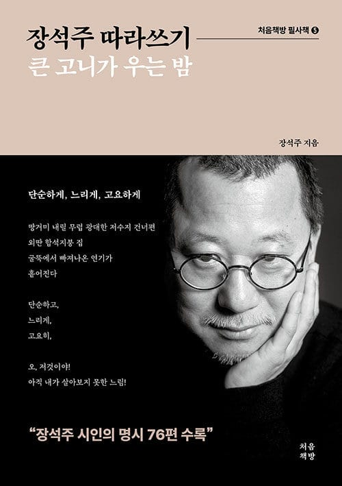 장석주 따라쓰기 - 큰 고니가 우는 밤