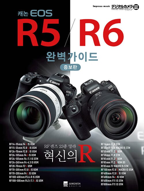 캐논 EOS R5/R6 완벽가이드 - 증보판