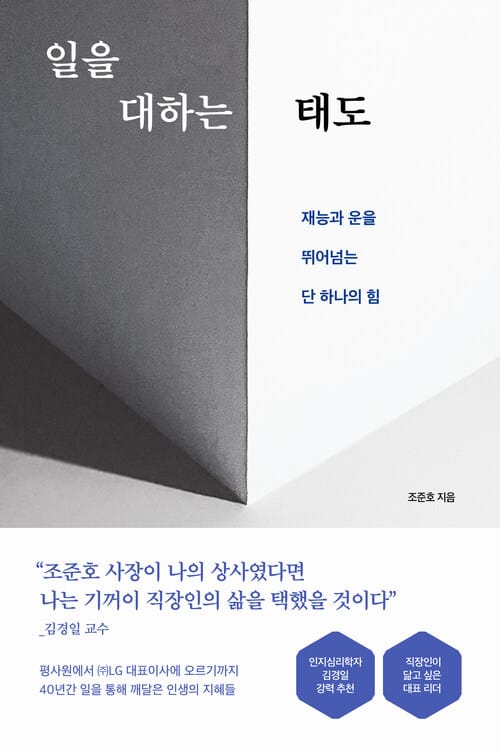 일을 대하는 태도 - 재능과 운을 뛰어넘는 단 하나의 힘