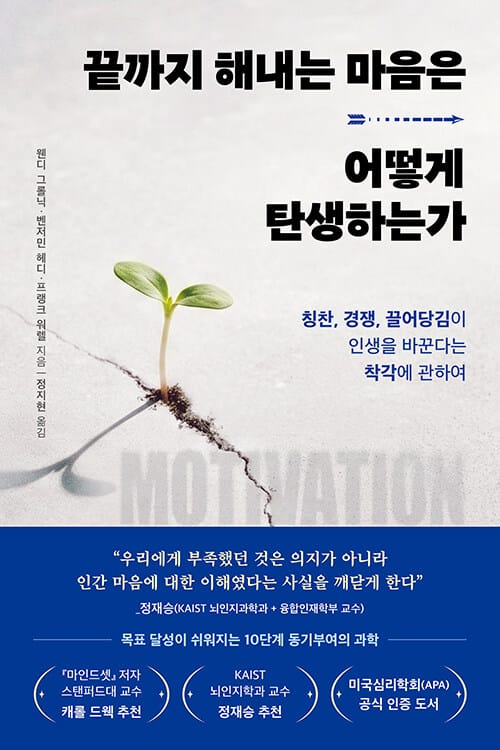끝까지 해내는 마음은 어떻게 탄생하는가 - 칭찬, 경쟁, 끌어당김이 인생을 바꾼다는 착각에 관하여