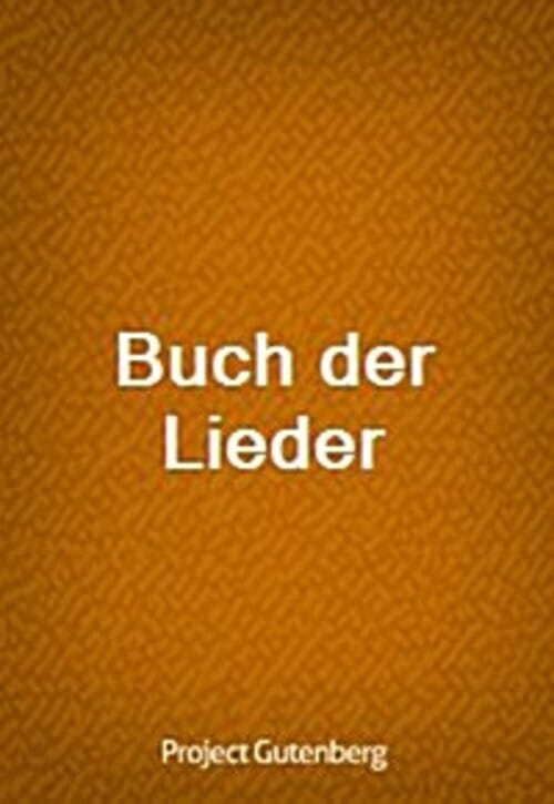 Buch der Lieder