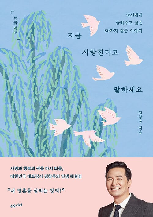 [큰글자책] 지금 사랑한다고 말하세요 - 당신에게 들려주고 싶은 80가지 짧은 이야기