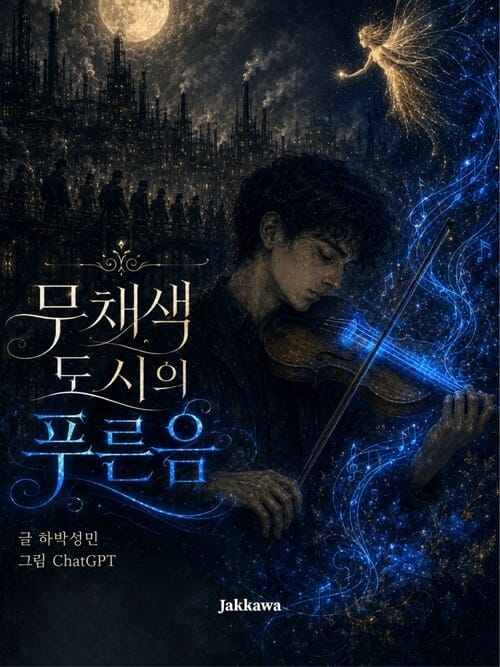 무채색 도시의 푸른음