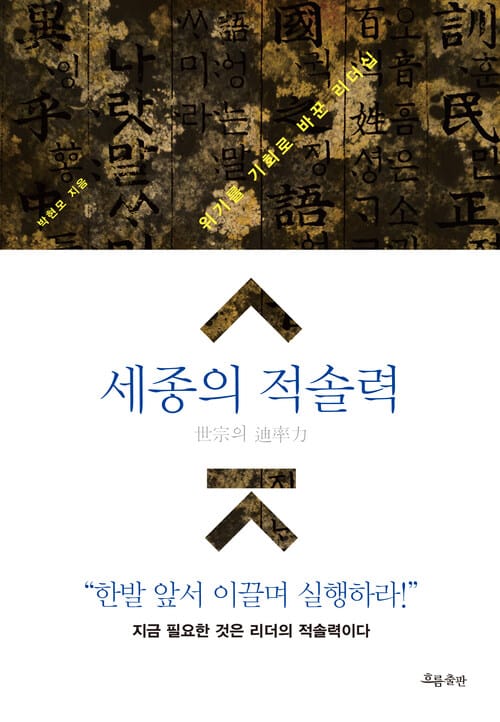 세종의 적솔력 - 위기를 기회로 바꾼 리더십
