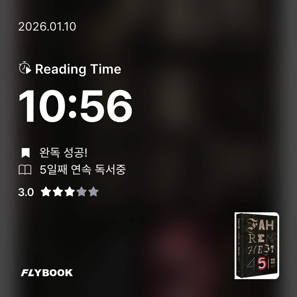 유지현님의 화씨 451 게시물 이미지