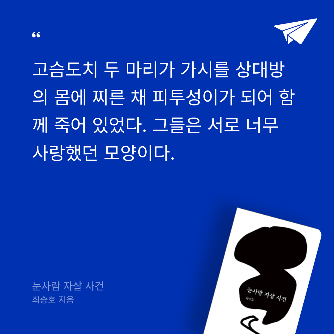 김규님의 눈사람 자살 사건 게시물 이미지