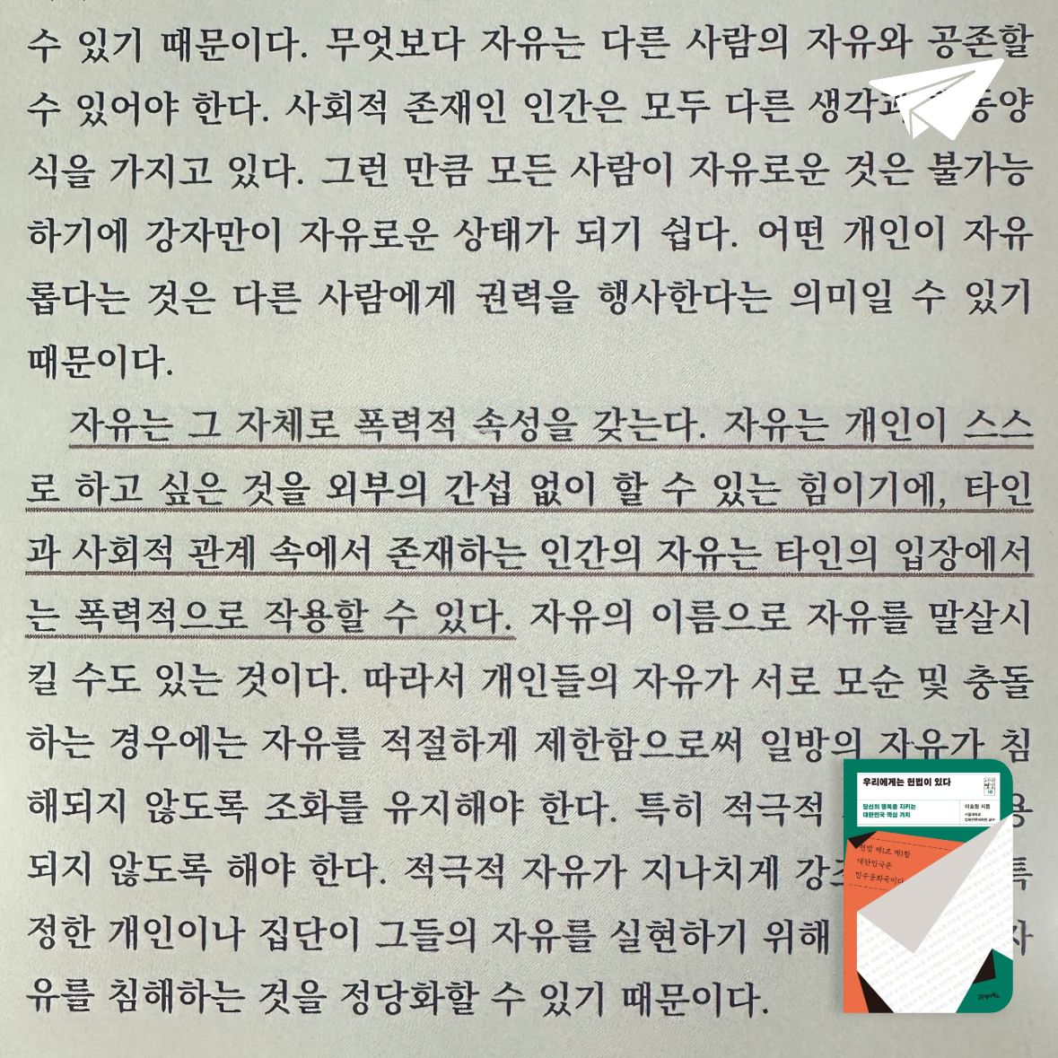 큰목소리님의 우리에게는 헌법이 있다 게시물 이미지