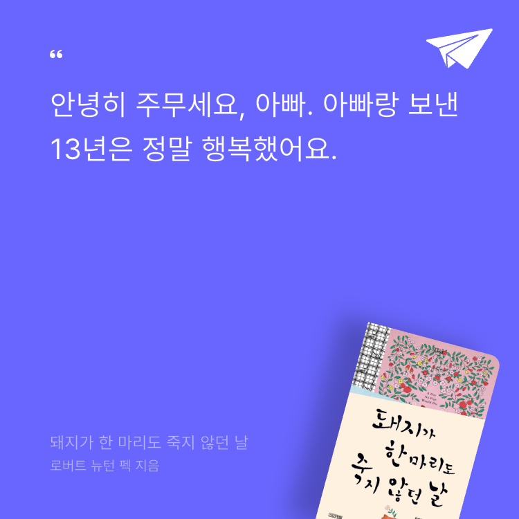 채채작가님📝님의 돼지가 한 마리도 죽지 않던 날 게시물 이미지
