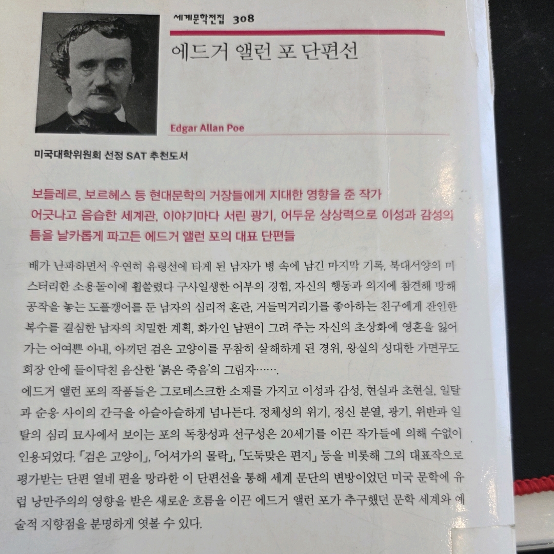 LGO님의 에드거 앨런 포 단편선 게시물 이미지