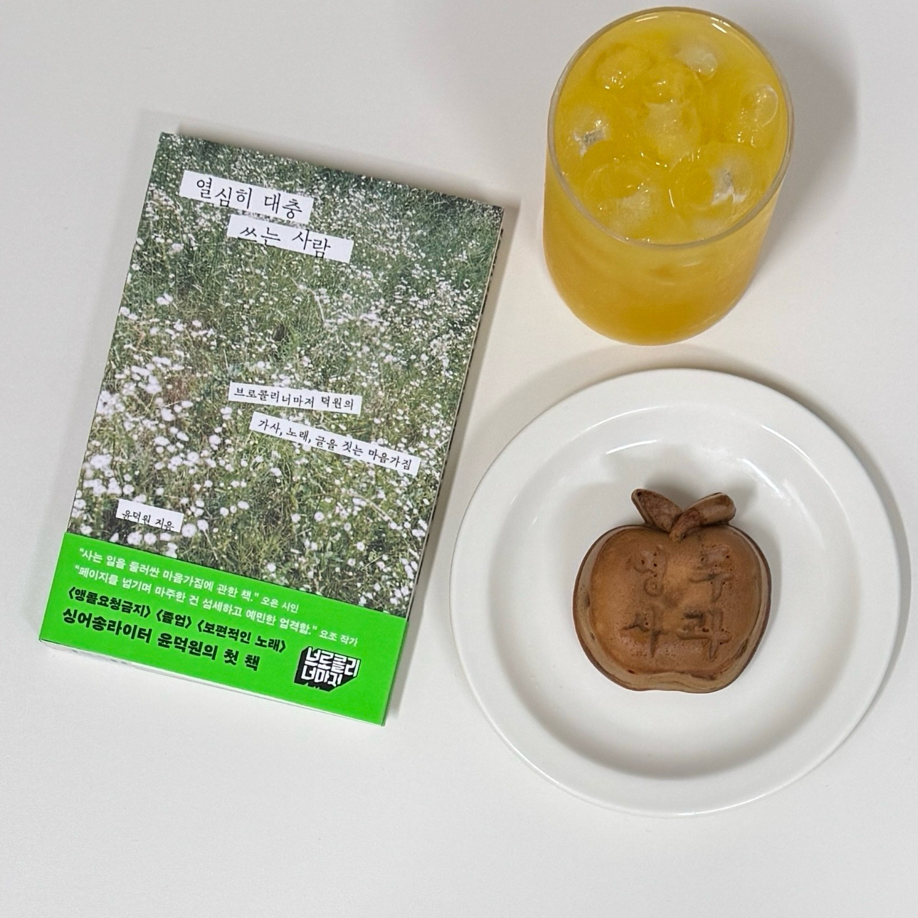 이민정님의 열심히 대충 쓰는 사람 - 브로콜리너마저 덕원의 가사, 노래, 글을 짓는 마음가짐 게시물 이미지