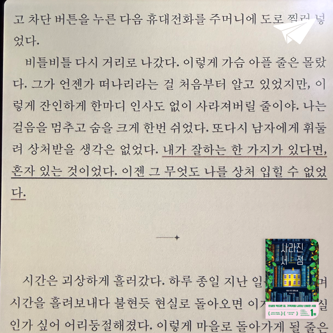 큰목소리님의 사라진 서점 게시물 이미지