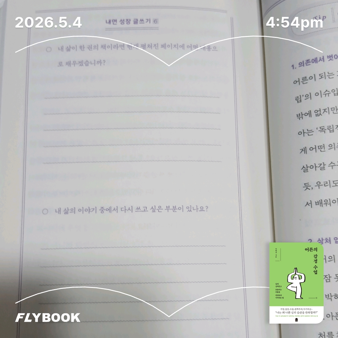 보라해님의 어른의 감정 수업 게시물 이미지
