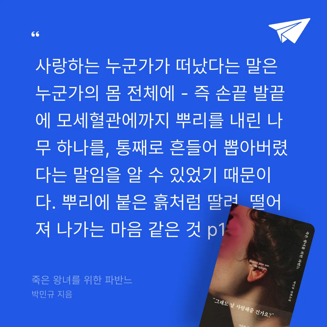 애프터님의 죽은 왕녀를 위한 파반느 게시물 이미지
