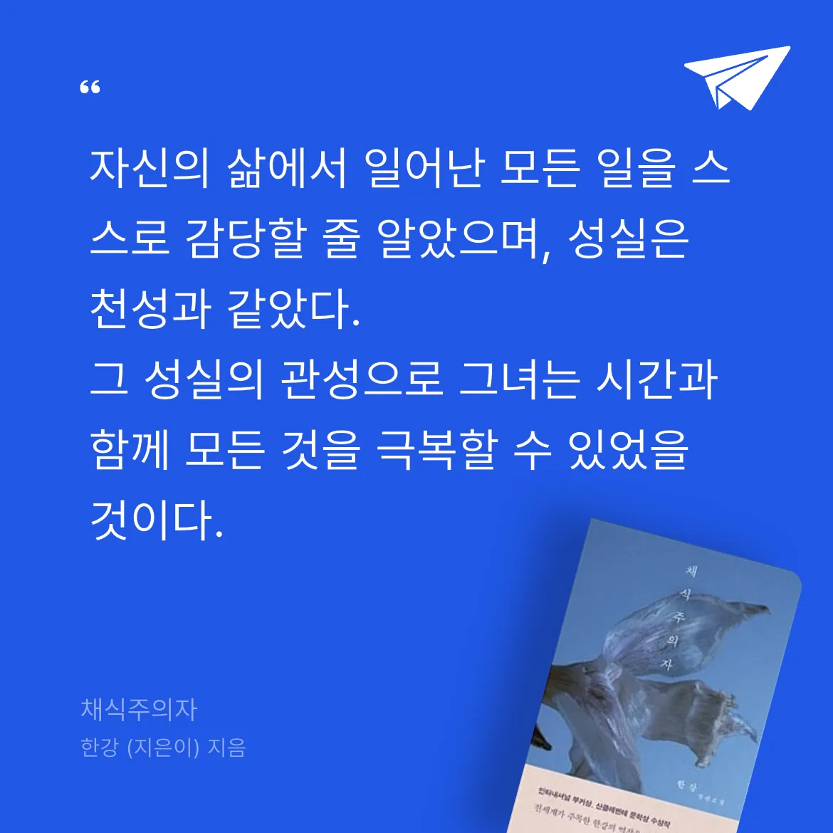 꿈꾸는 보물님의 채식주의자 게시물 이미지