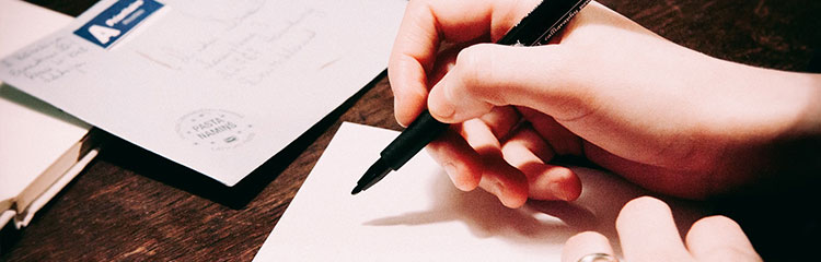 편지 쓰고
싶어요